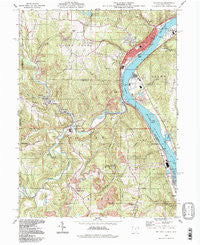 Wellsville Ohio Historical topographic map, 1:24000 scale, 7.5 X 7.5 Minute, Year 1994