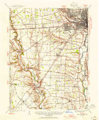 West Columbus Ohio Historical topographic map, 1:62500 scale, 15 X 15 Minute, Year 1923