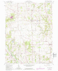 West Elkton Ohio Historical topographic map, 1:24000 scale, 7.5 X 7.5 Minute, Year 1961