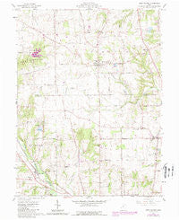 West Elkton Ohio Historical topographic map, 1:24000 scale, 7.5 X 7.5 Minute, Year 1961