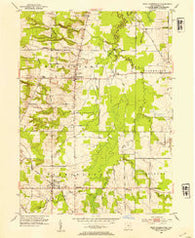 West Farmington Ohio Historical topographic map, 1:24000 scale, 7.5 X 7.5 Minute, Year 1952
