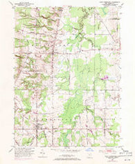 West Farmington Ohio Historical topographic map, 1:24000 scale, 7.5 X 7.5 Minute, Year 1952
