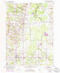 West Farmington Ohio Historical topographic map, 1:24000 scale, 7.5 X 7.5 Minute, Year 1952