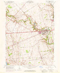West Jefferson Ohio Historical topographic map, 1:24000 scale, 7.5 X 7.5 Minute, Year 1961