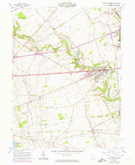 West Jefferson Ohio Historical topographic map, 1:24000 scale, 7.5 X 7.5 Minute, Year 1961