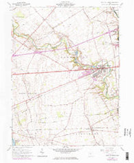 West Jefferson Ohio Historical topographic map, 1:24000 scale, 7.5 X 7.5 Minute, Year 1961