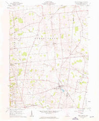 West Mansfield Ohio Historical topographic map, 1:24000 scale, 7.5 X 7.5 Minute, Year 1961