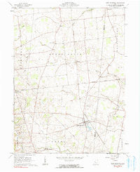 West Mansfield Ohio Historical topographic map, 1:24000 scale, 7.5 X 7.5 Minute, Year 1961