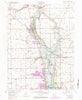 West Milton Ohio Historical topographic map, 1:24000 scale, 7.5 X 7.5 Minute, Year 1955