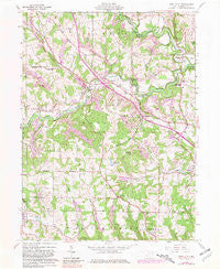 West Point Ohio Historical topographic map, 1:24000 scale, 7.5 X 7.5 Minute, Year 1960