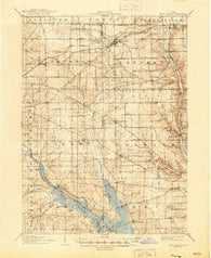 West Salem Ohio Historical topographic map, 1:62500 scale, 15 X 15 Minute, Year 1908