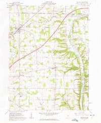 West Salem Ohio Historical topographic map, 1:24000 scale, 7.5 X 7.5 Minute, Year 1961