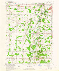 West View Ohio Historical topographic map, 1:24000 scale, 7.5 X 7.5 Minute, Year 1963