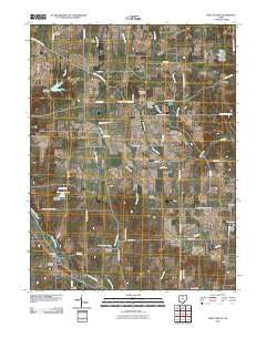 West Elkton Ohio Historical topographic map, 1:24000 scale, 7.5 X 7.5 Minute, Year 2010