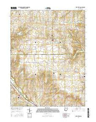 West Elkton Ohio Current topographic map, 1:24000 scale, 7.5 X 7.5 Minute, Year 2016
