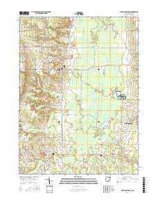 West Farmington Ohio Current topographic map, 1:24000 scale, 7.5 X 7.5 Minute, Year 2016