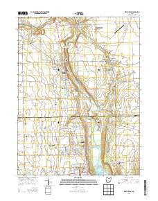 West Milton Ohio Historical topographic map, 1:24000 scale, 7.5 X 7.5 Minute, Year 2013