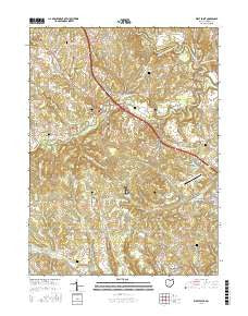 West Point Ohio Current topographic map, 1:24000 scale, 7.5 X 7.5 Minute, Year 2016