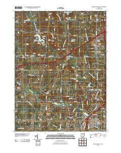 West Richfield Ohio Historical topographic map, 1:24000 scale, 7.5 X 7.5 Minute, Year 2010