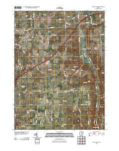 West Salem Ohio Historical topographic map, 1:24000 scale, 7.5 X 7.5 Minute, Year 2010