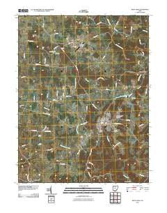 West Union Ohio Historical topographic map, 1:24000 scale, 7.5 X 7.5 Minute, Year 2010