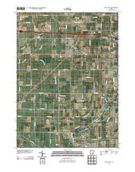 West Unity Ohio Historical topographic map, 1:24000 scale, 7.5 X 7.5 Minute, Year 2010