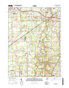 West View Ohio Current topographic map, 1:24000 scale, 7.5 X 7.5 Minute, Year 2016