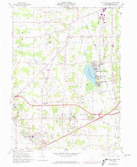 Westfield Center Ohio Historical topographic map, 1:24000 scale, 7.5 X 7.5 Minute, Year 1961