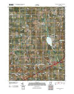 Westfield Center Ohio Historical topographic map, 1:24000 scale, 7.5 X 7.5 Minute, Year 2010