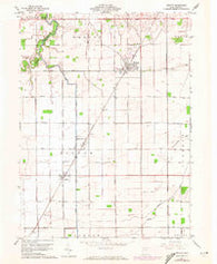 Weston Ohio Historical topographic map, 1:24000 scale, 7.5 X 7.5 Minute, Year 1960