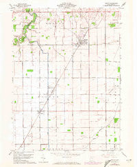 Weston Ohio Historical topographic map, 1:24000 scale, 7.5 X 7.5 Minute, Year 1960