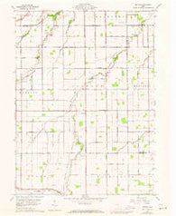 Wetsel Ohio Historical topographic map, 1:24000 scale, 7.5 X 7.5 Minute, Year 1960