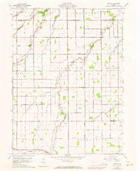 Wetsel Ohio Historical topographic map, 1:24000 scale, 7.5 X 7.5 Minute, Year 1960