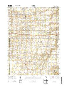 Wharton Ohio Historical topographic map, 1:24000 scale, 7.5 X 7.5 Minute, Year 2013