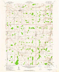 Wharton Ohio Historical topographic map, 1:24000 scale, 7.5 X 7.5 Minute, Year 1961