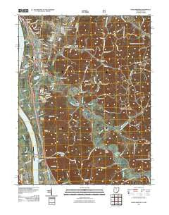 Wheelersburg Ohio Historical topographic map, 1:24000 scale, 7.5 X 7.5 Minute, Year 2011