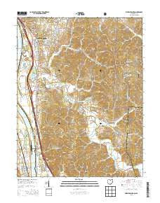 Wheelersburg Ohio Historical topographic map, 1:24000 scale, 7.5 X 7.5 Minute, Year 2013
