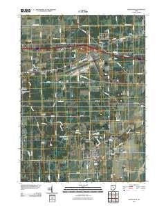 Whitehouse Ohio Historical topographic map, 1:24000 scale, 7.5 X 7.5 Minute, Year 2010