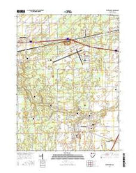 Whitehouse Ohio Current topographic map, 1:24000 scale, 7.5 X 7.5 Minute, Year 2016