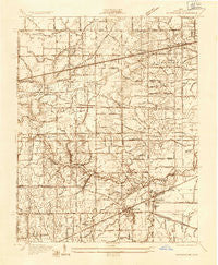 Whitehouse Ohio Historical topographic map, 1:24000 scale, 7.5 X 7.5 Minute, Year 1935