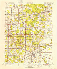 Whitehouse Ohio Historical topographic map, 1:24000 scale, 7.5 X 7.5 Minute, Year 1951