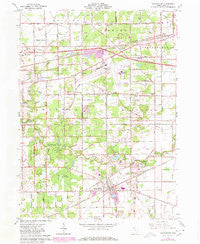 Whitehouse Ohio Historical topographic map, 1:24000 scale, 7.5 X 7.5 Minute, Year 1964