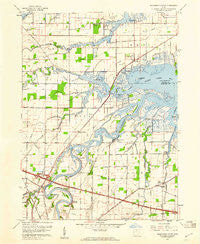 Wightmans Grove Ohio Historical topographic map, 1:24000 scale, 7.5 X 7.5 Minute, Year 1957