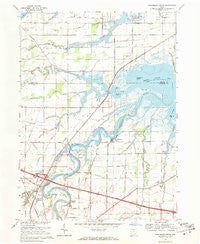 Wightmans Grove Ohio Historical topographic map, 1:24000 scale, 7.5 X 7.5 Minute, Year 1969