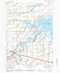Wightmans Grove Ohio Historical topographic map, 1:24000 scale, 7.5 X 7.5 Minute, Year 1969