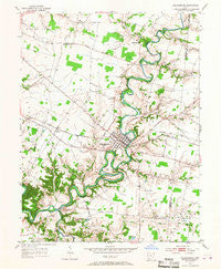 Williamsburg Ohio Historical topographic map, 1:24000 scale, 7.5 X 7.5 Minute, Year 1953