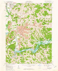 Wills Creek Ohio Historical topographic map, 1:24000 scale, 7.5 X 7.5 Minute, Year 1962