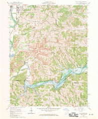 Wills Creek Ohio Historical topographic map, 1:24000 scale, 7.5 X 7.5 Minute, Year 1962