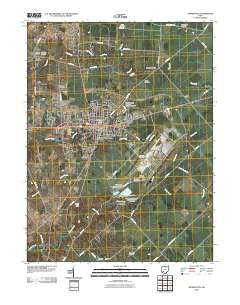 Wilmington Ohio Historical topographic map, 1:24000 scale, 7.5 X 7.5 Minute, Year 2010