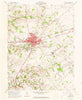 Wilmington Ohio Historical topographic map, 1:24000 scale, 7.5 X 7.5 Minute, Year 1961